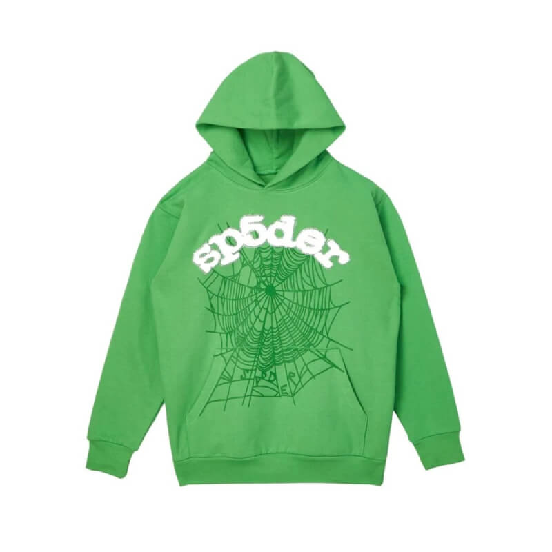 5555 Web Hoodie – Green